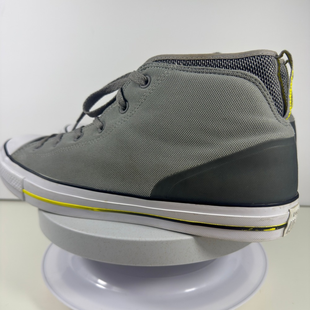 Converse Chuck Taylor Syde Street Mid Mens Size 13 Grey Yellow Sneakers - Picture 9 of 15